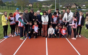 Inauguration notre piste d'athlétisme